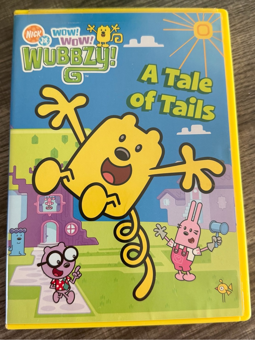 Wubbzy! A Tale of Tails Kids DVD - Yellow